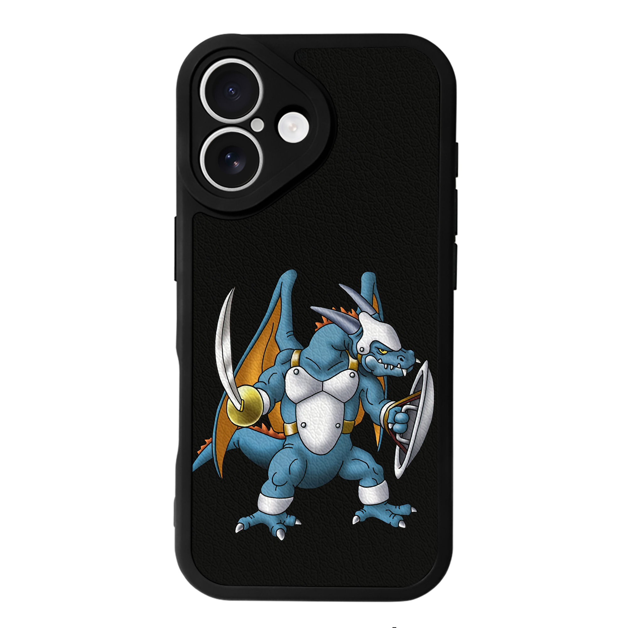 （画像用） ドラゴンクエスト Doragon Kuesuto Dragon Quest 【iPhone 16シリーズ対応】シリコンスマホケース（レザー調） 材質：シリコン